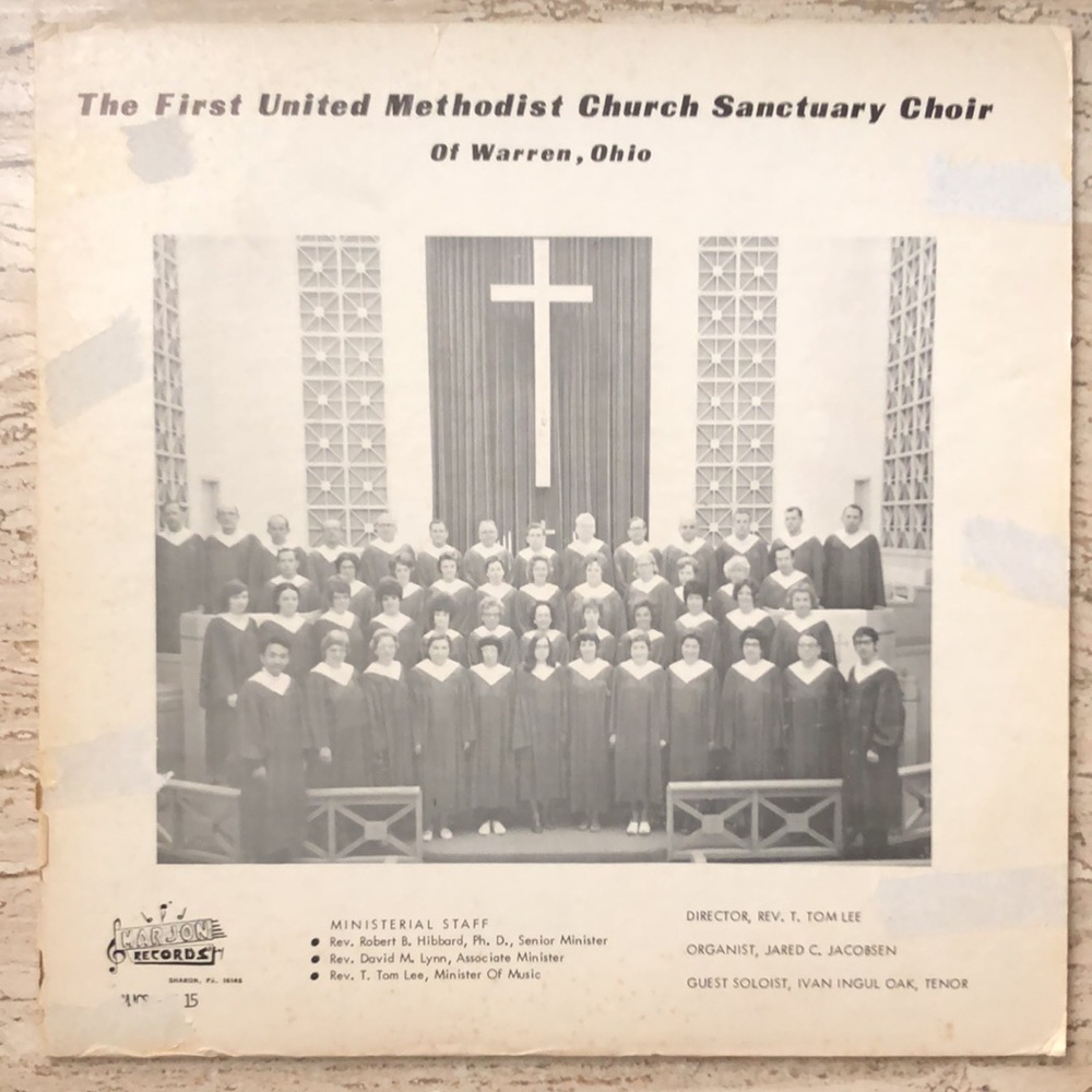 The First United Methodist Church Sanctuary Choir Warren, Ohio Vinyl Lp - Picture 8 of 10